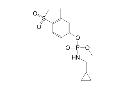 Phosphoramidic acid, (cyclopropylmethyl)-, ethyl 3-methyl-4-(methylsulfonyl)phenyl ester