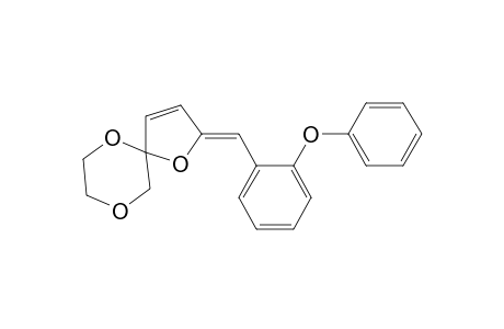 (Z)-2-(2-phenoxy-benzylidene)-1,6,9-trioxa-spiro[4,5]dec-3-en