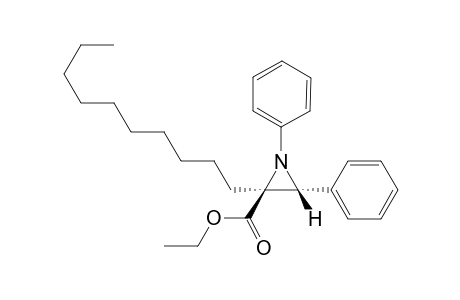 (E)-2-Decyl-2-ethoxycarbonyl-1,3-diphenylaziridine