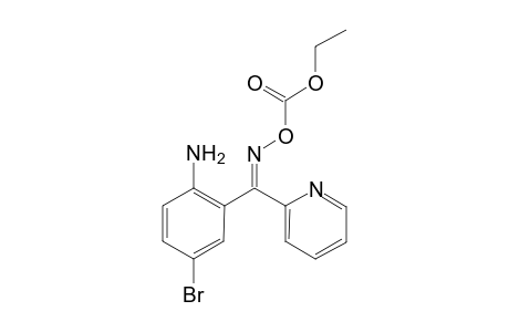 Methanone, (2-amino-5-bromophenyl)-2-pyridinyl-, O-(ethoxycarbonyl)oxime, (Z)-