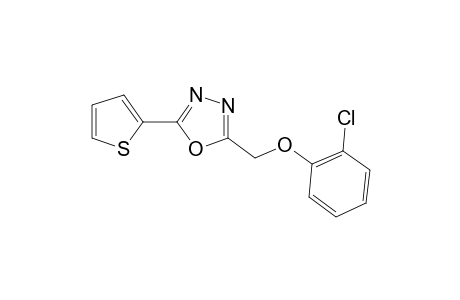 2-[(o-chlorophenoxy)methyl]-5-(2-thienyl)-1,3,4-oxadiazole