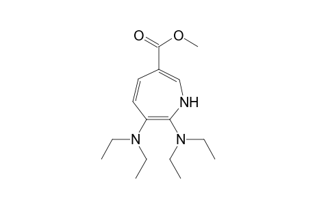 Methyl-6,7-bis(diethylamino)-1H-azepine-3-carboxylate