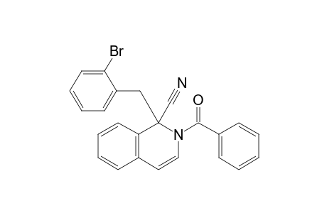 2-Benzoyl-1-(2'-bromobenzyl)-1,2-dihydroisoquinoline-1-carbonitrile