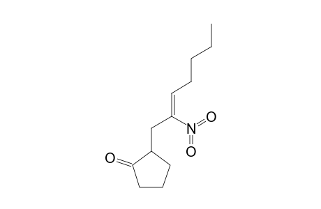 2-[(2Z)-2-Nitro-2-heptenyl]cyclopentanone