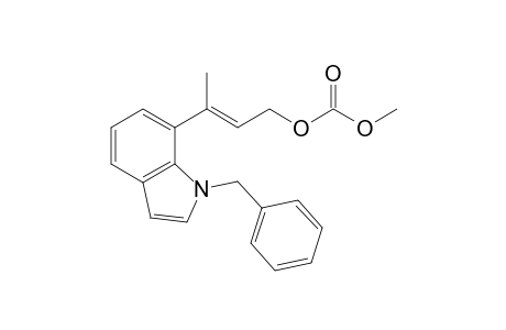 3-[N-Benzylindol-7'-yl]-1-[(methoxycarbonyl)oxy]-but-2-ene