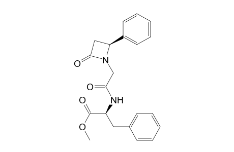 [2-(<S>-2'-Oxo-4'-phenylazetidin-1'-yl)acetyl]-L-phenylalanine - methyl ester