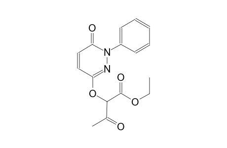 butanoic acid, 2-[(1,6-dihydro-6-oxo-1-phenyl-3-pyridazinyl)oxy]-3-oxo-, ethyl ester