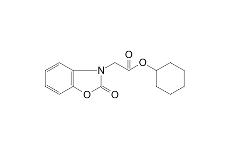 3(2H)-Benzoxazoleacetic acid, 2-oxo-, cyclohexyl ester