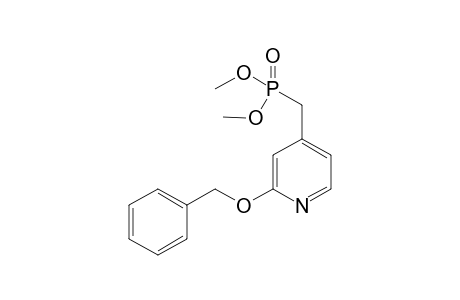 (2-Benzyloxypyridin-4-ylmethyl)phosphonic acid dimethyl ester