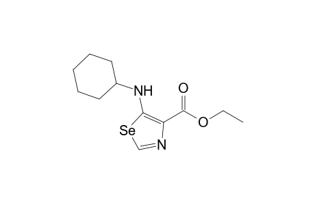 5-(cyclohexylamino)-4-selenazolecarboxylic acid ethyl ester