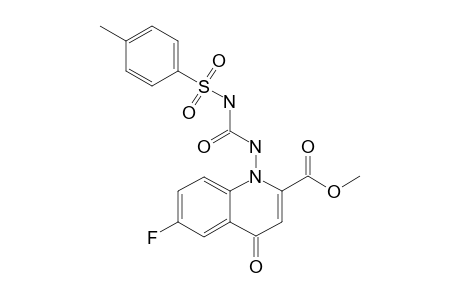 METHYL-6-FLUORO-1-[([[(4-METHYLPHENYL)-SULFONYL]-AMINO]-CARBONYL)-AMINO]-4-OXO-1,4-DIHYDRO-2-QUINOLINECARBOXYLATE