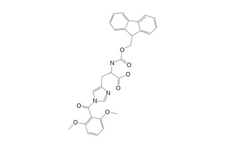 3-[1-(2,6-dimethoxybenzoyl)imidazol-4-yl]-2-(9H-fluoren-9-ylmethoxycarbonylamino)propionic acid