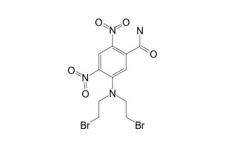 5-(bis(2-bromoethyl)amino)-2,4-dinitrobenzamide
