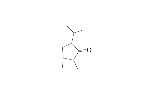 5-isopropyl-2,3,3,-trimethylcyclopentanone