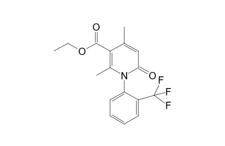 N-(2'-trifluoromethylphenyl)-5-carbethoxy-4,6-dimethyl-1,2-dihydropyrid-2-one