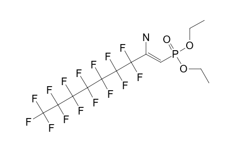 [(Z)-2-diethoxyphosphoryl-1-(1,1,2,2,3,3,4,4,5,5,6,6,7,7,7-pentadecafluoroheptyl)vinyl]amine