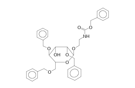 2-BENZYLOXYCARBONYLAMINOETHYL 2,4,6-TRI-O-BENZYL-ALPHA-D-MANNOPYRANOSIDE