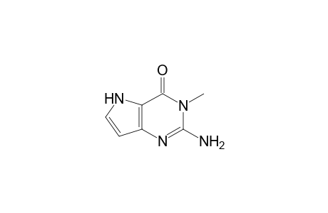 2-Amino-3-methyl-5H-pyrrolo[3,2-d]pyrimidin-4-one