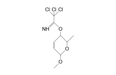 Methyl 4-O-trichloroacetamido-2,3,6-trideoxy-hex-2-en-A-L-erythropyranoside
