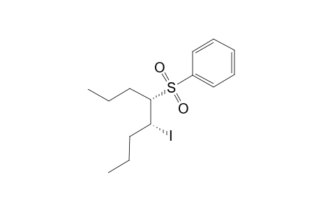 4-IODO-5-(PHENYLSULFONYL)-OCTANE;MINOR-ISOMER