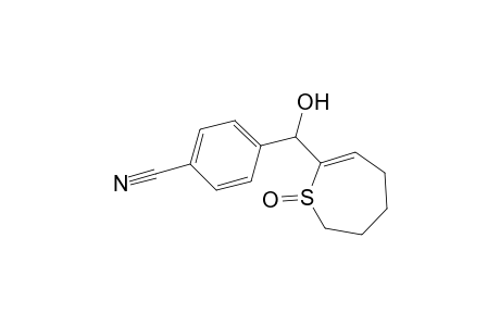 Benzonitrile, 4-[hydroxy(4,5,6,7-tetrahydro-2-thiepinyl)methyl]-, S-oxide, (R*,R*)-