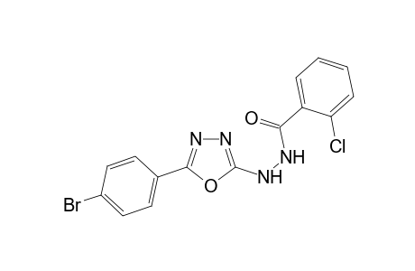 N'-(5-(4-bromophenyl)-1,3,4-oxadiazol-2-yl)-2-chlorobenzohydrazide