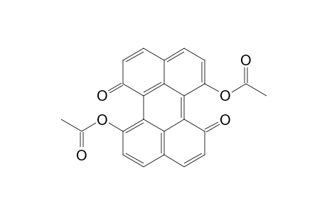 1,7-Perylenedione, 6,12-bis(acetyloxy)-