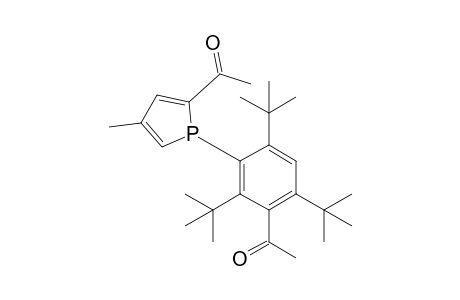 1-[3-(2-acetyl-4-methyl-1H-phosphol-1-yl)-2,4,6-tritert-butylphenyl]ethanone