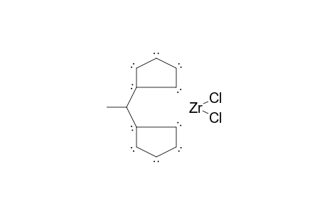 Zirconium, dichloro[ethylidenebis(.eta.5-2,4-cyclopentadien-1-ylidene)]-