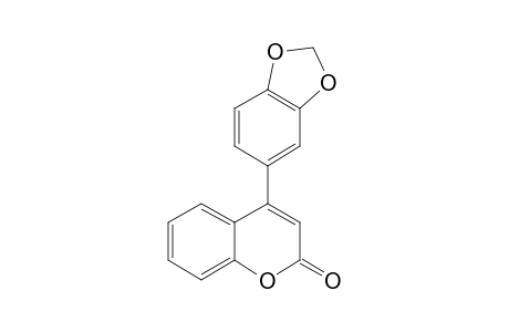4-(3,4-METHYLENEDIOXYPHENYL)-2H-1-BENZOPYRAN-2-ONE
