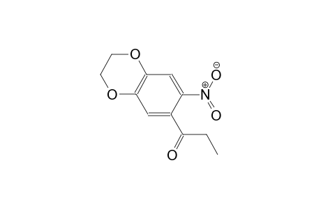 1-propanone, 1-(2,3-dihydro-7-nitro-1,4-benzodioxin-6-yl)-