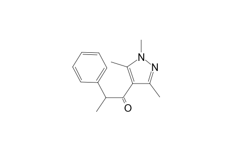 2-Phenyl-1-(1,3,5-trimethyl-4-pyrazolyl)-1-propanone
