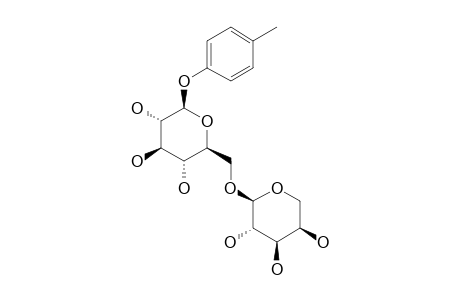 4-METHYLPHENOL-1-O-ALPHA-L-ARABINOPYRANOSYL-(1->6)-BETA-D-GLUCOPYRANOSIDE