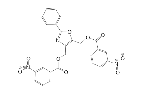 4,5-oxazoledimethanol, 2-phenyl-, bis(3-nitrobenzoate) (ester)