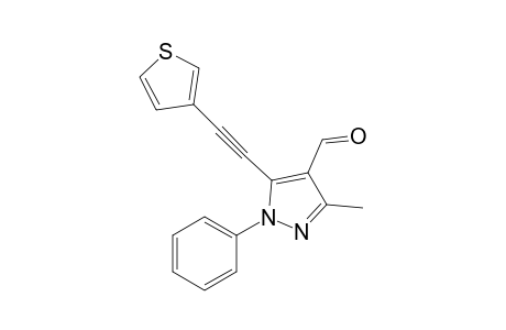 3-Methyl-1-phenyl-5-(3-thienylethynyl)-1H-pyrazole-4-carbaldehyde