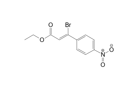 2-Propenoic acid, 3-bromo-3-(4-nitrophenyl)-, ethyl ester