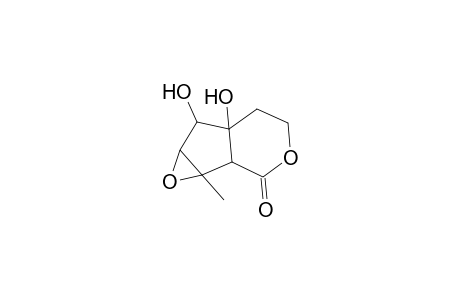 Oxireno[4,5]cyclopenta[1,2-c]pyran-2(1aH)-one, hexahydro-5a,6-dihydroxy-1a-methyl-, (1a.alpha.,1b.beta.,5a.beta.,6.alpha.,6a.alpha.)-
