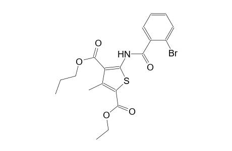 2-ethyl 4-propyl 5-[(2-bromobenzoyl)amino]-3-methyl-2,4-thiophenedicarboxylate