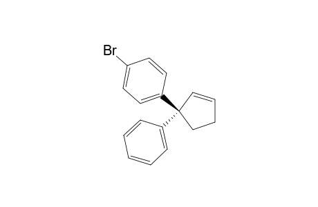 3-(4-Bromophenyl)-3-phenylcyclopentene