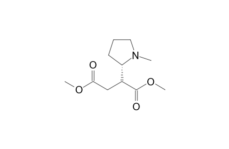 Dimethyl (2' S)-2-(1'-methylpyrrolidin-2'-yl)succinate