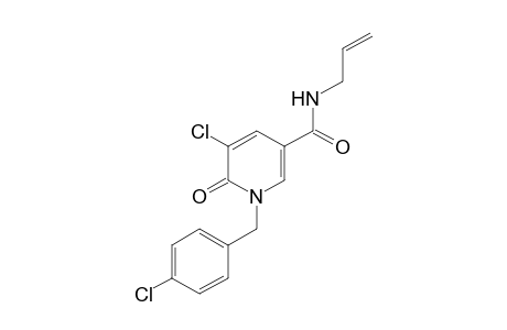 N-ALLYL-5-CHLORO-1-(p-CHLOROBENZYL)-1,6-DIHYDRO-6-OXONICOTINAMIDE