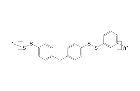 Poly(dithio-1,4-phenylene-methylene-1,4-phenylene-dithio-1,3-phenylene)
