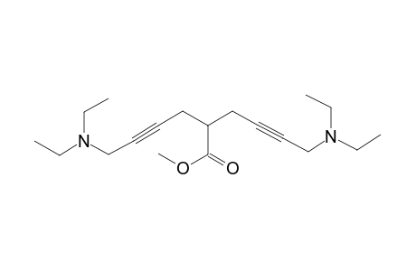 6-Diethylamino-2-(4-diethylamino-but-2-ynyl)-hex-4-ynoic acid methyl ester