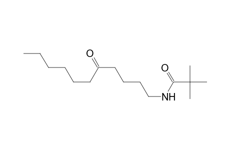 2,2-Dimethyl-N-(5-oxidanylideneundecyl)propanamide
