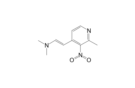 (E)-N,N-dimethyl-2-(2-methyl-3-nitro-4-pyridinyl)ethenamine