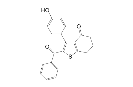 2-Benzoyl-3-(4-hydroxyphenyl)-6,7-dihydro-1-benzothiophen4(5H)-one