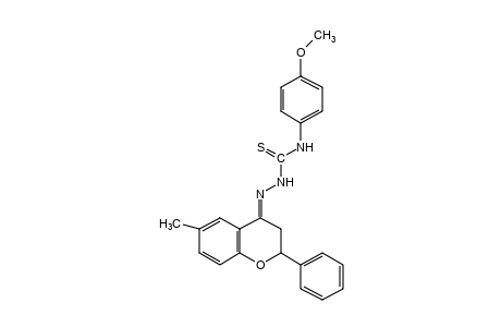 6-methylflavanone, 4-(p-methoxyphenyl)-3-thiosemicarbazone