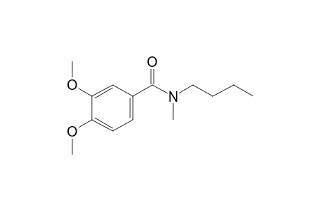 Benzamide, 3,4-dimethoxy-N-methyl-N-butyl-