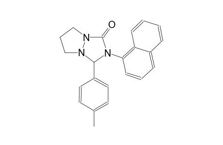 3-(4-methylphenyl)-2-(1-naphthyl)tetrahydro-1H,5H-pyrazolo[1,2-a][1,2,4]triazol-1-one
