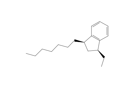 1-Ethyl-cis-3-n-heptyl-2,3-dihydroindene